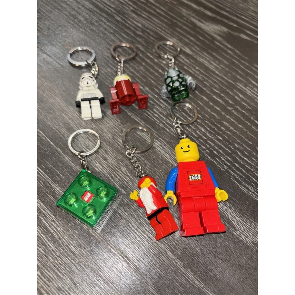 LEGO Minifigure‎ Keychain Lot Of 6 Including Star Wars